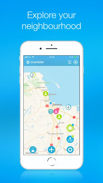 Ảnh chụp màn hình của Crumbler Social Network