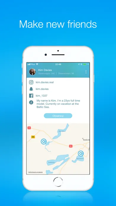 Ảnh chụp màn hình của Crumbler Social Network