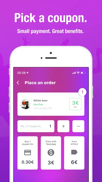 Ảnh chụp màn hình của TeamApp.