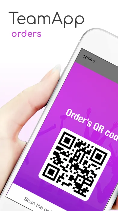 TeamApp Orders スクリーンショット
