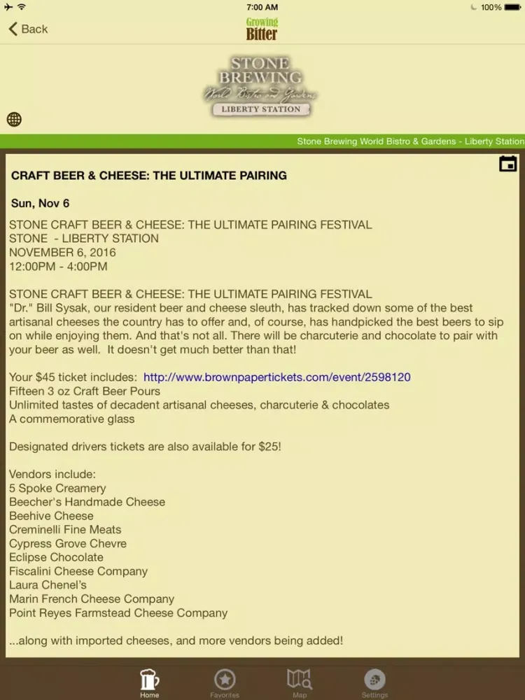 Capturas de tela do Growing Bitter - Craft Beer Map, Deals and Events iPad 