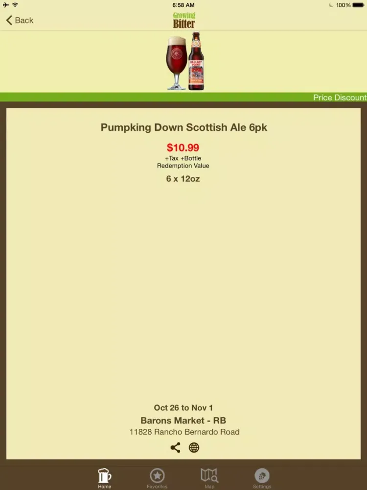Capturas de tela do Growing Bitter - Craft Beer Map, Deals and Events iPad 