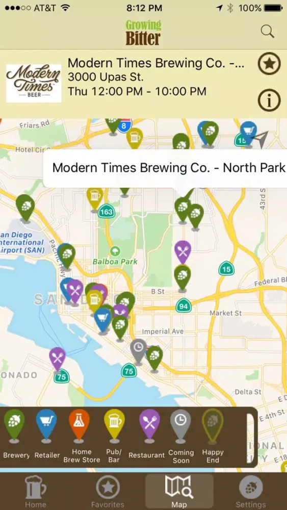 Capturas de tela do Growing Bitter - Craft Beer Map, Deals and Events