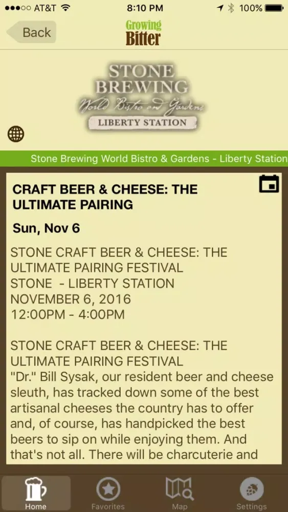 Capturas de tela do Growing Bitter - Craft Beer Map, Deals and Events