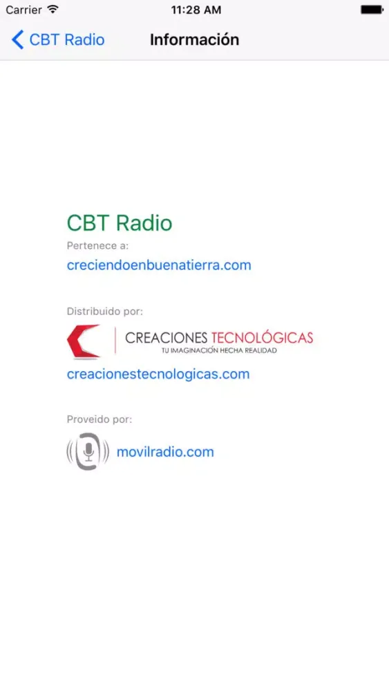 CBT Radio Screenshots