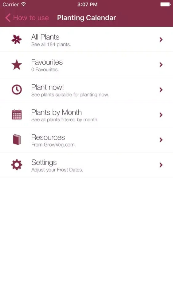 Скриншоты Planting Calendar