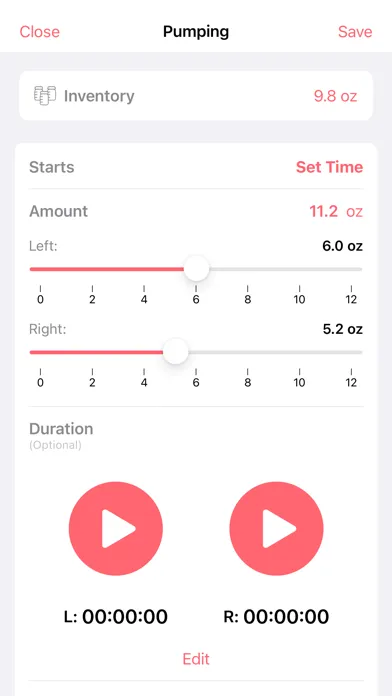 Newborn Tracker Baby App Adamo 스크린샷