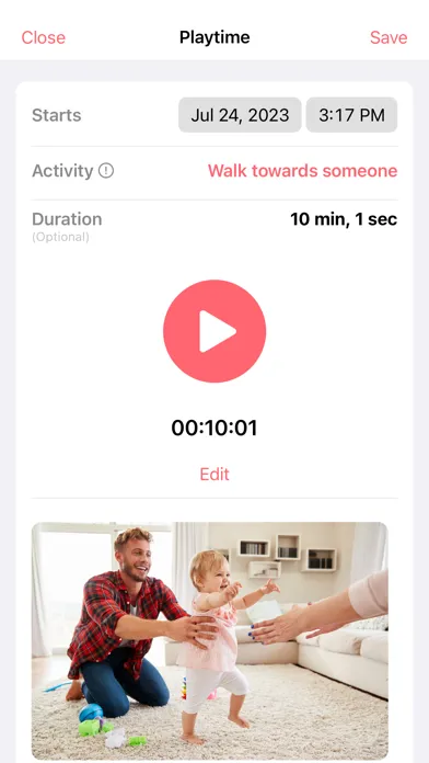 Newborn Tracker Baby App Adamo 스크린샷