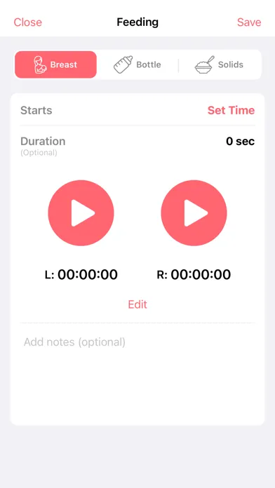 Newborn Tracker Baby App Adamo 스크린샷