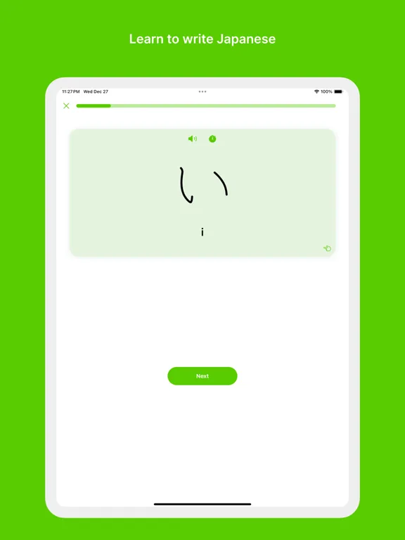 Zrzuty ekranu MOJiKana: Learn Japanese iPad 