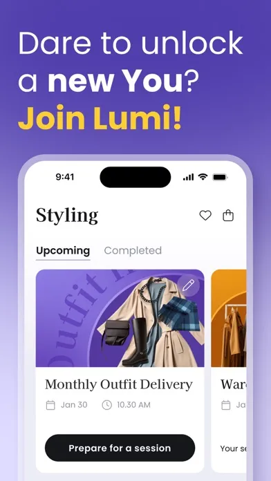 ภาพหน้าจอของ Lumi: styling & shopping
