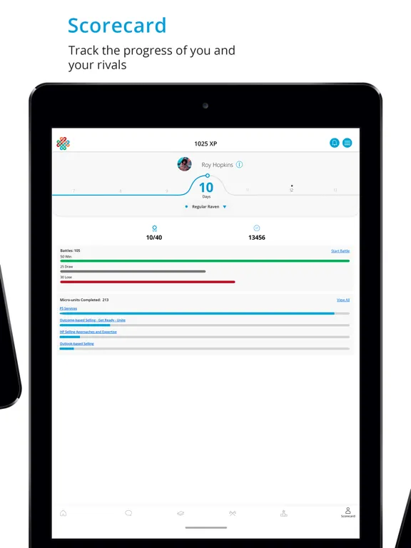 Captures d'écran de HP Uni App iPad 