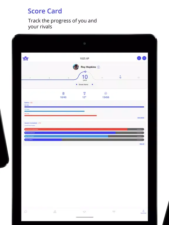 IATA Data Academy iPad  Screenshots