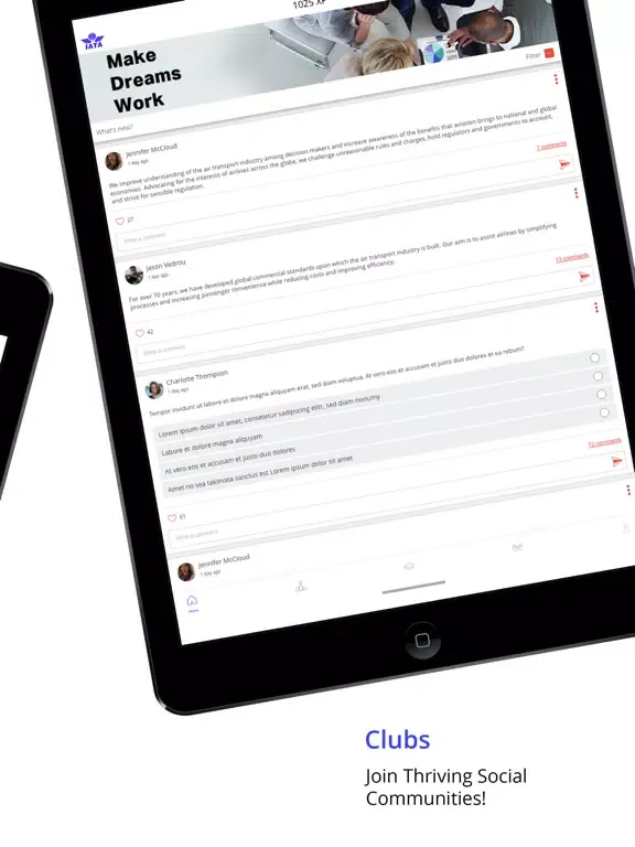 IATA Data Academy iPad  Screenshots