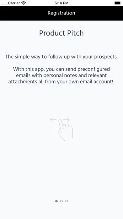 Tangkapan skrin Solution Pitches