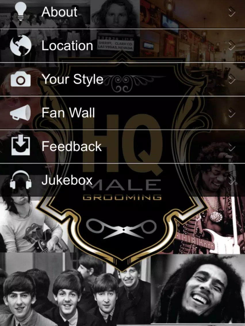 HQ Male Grooming iPad  スクリーンショット
