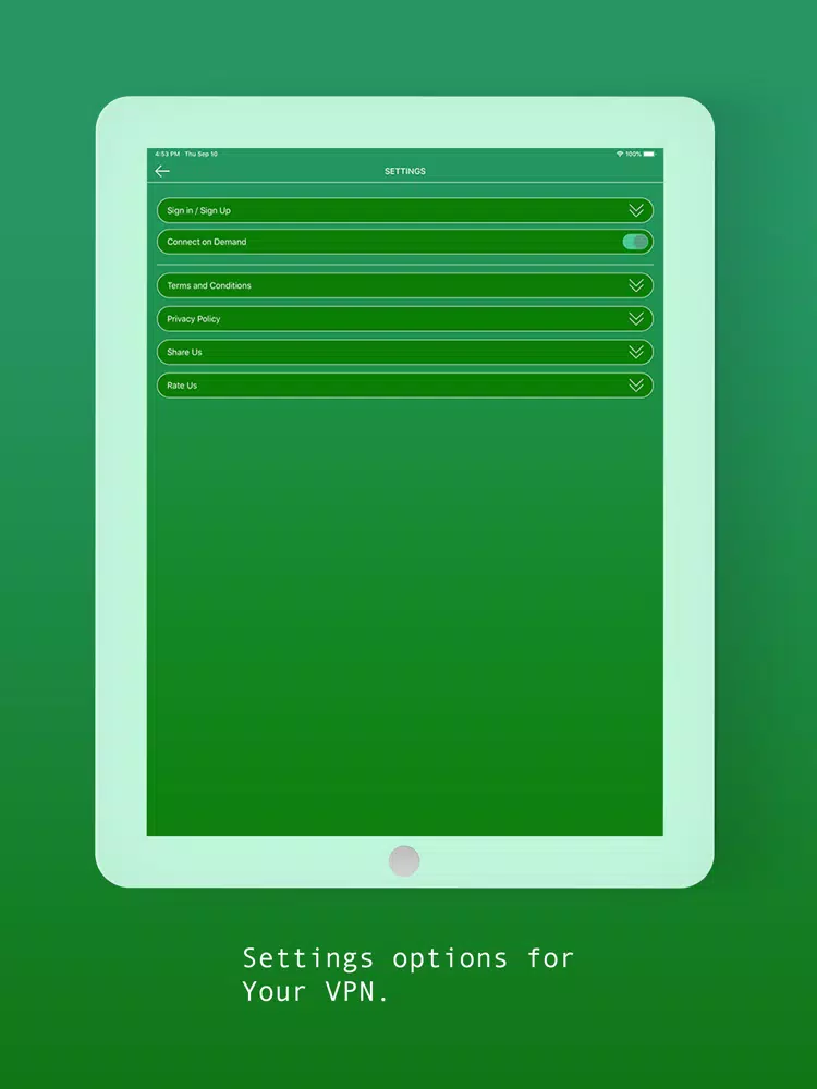 Grozia VPN - Proxy Fastest VPN iPad  スクリーンショット