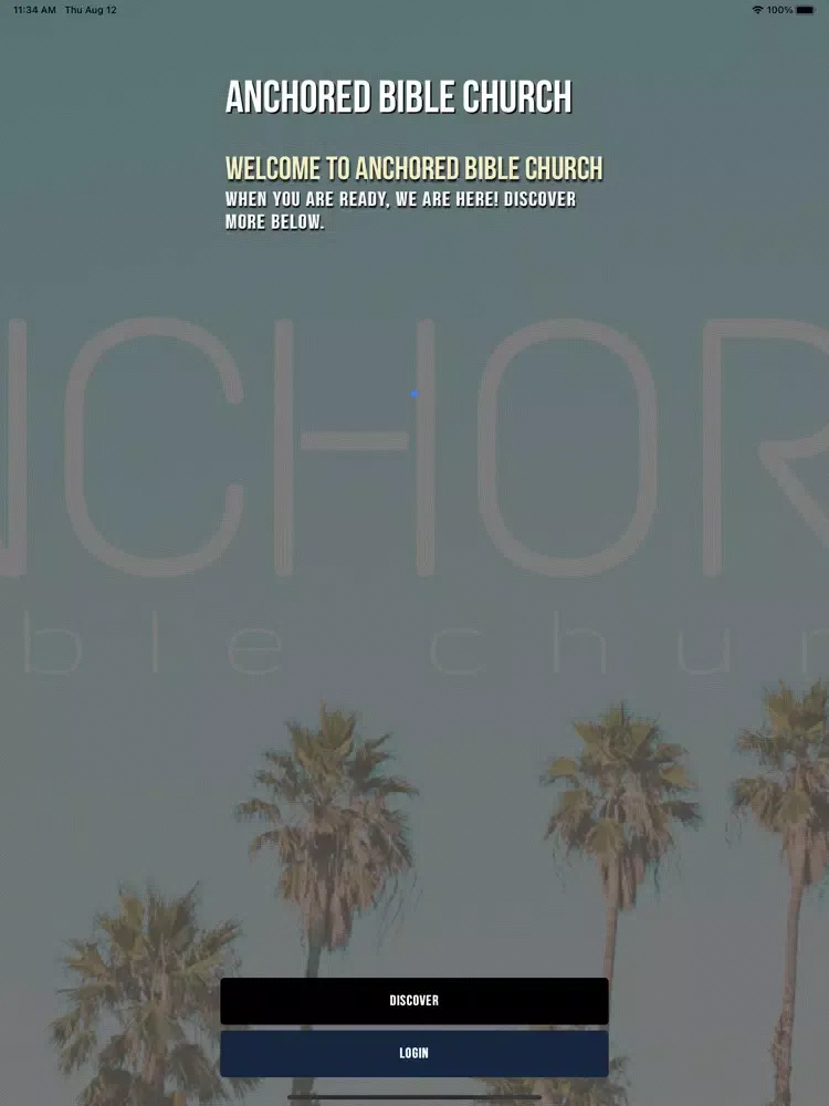 Anchored Bible Church Modesto iPad 应用截图