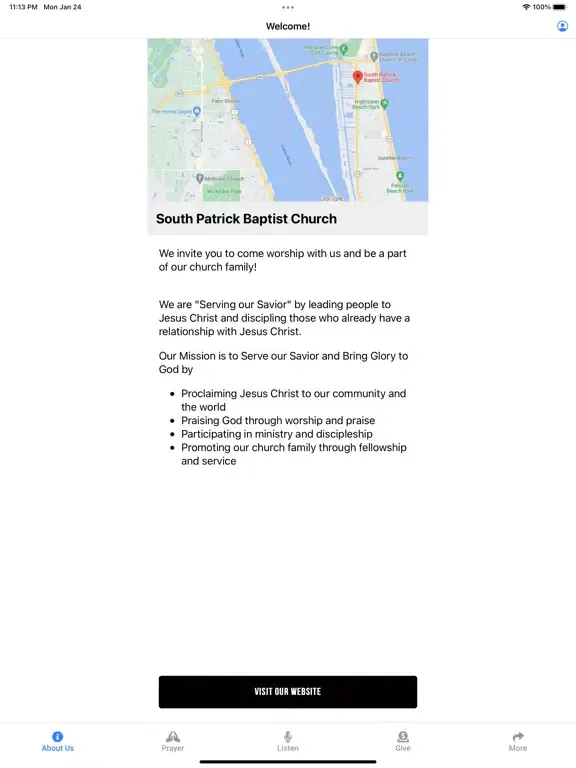 Capturas de pantalla de South Patrick Baptist Church iPad 