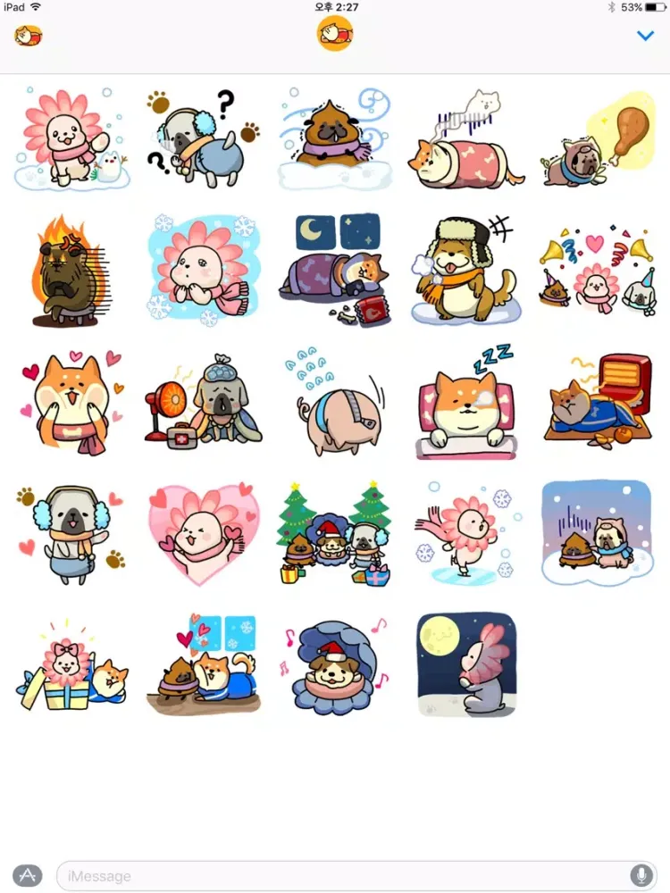 DOOOOOG! - Dog Sticker iPad  Screenshots