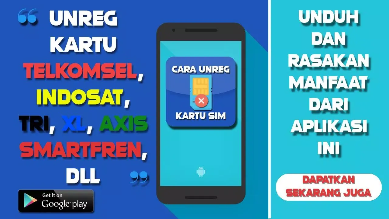 ภาพหน้าจอของ Cara Unreg Kartu Sim - Semua O