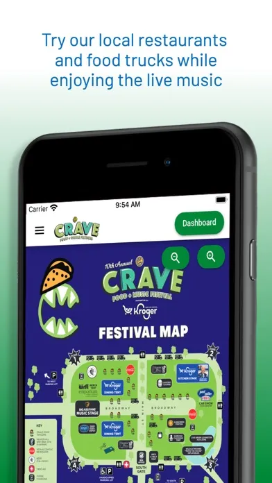 Capturas de pantalla de Crave food + music Festival