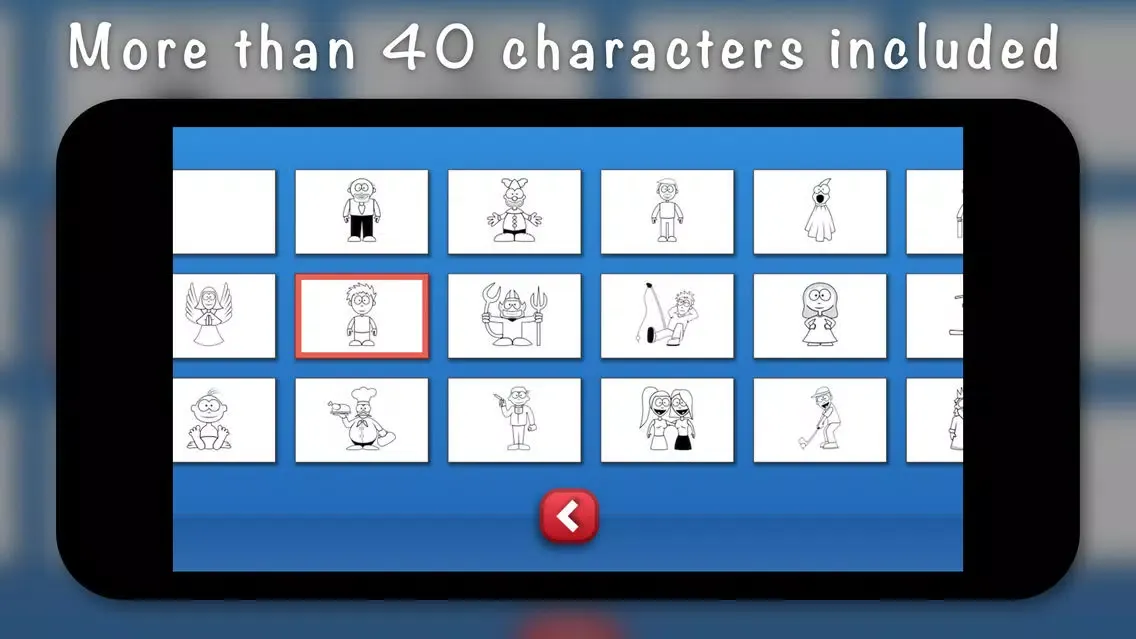 Picture Buddy Characters - Kids drawing and coloring Ekran Görüntüleri