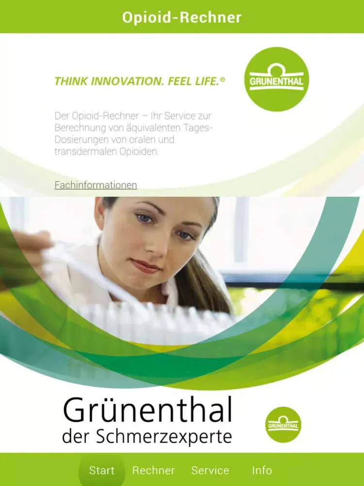 Opioid-Umrechner iPad  স্ক্রিনশট