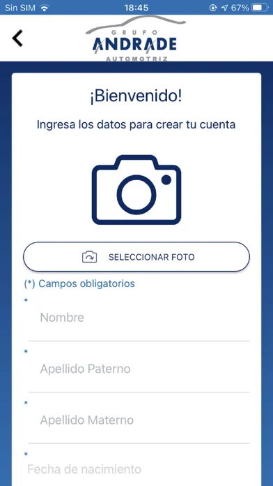 Tangkapan skrin Grupo Andrade Automotriz