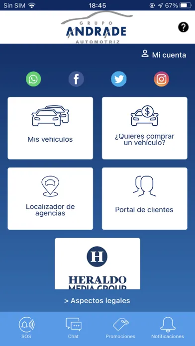 Tangkapan skrin Grupo Andrade Automotriz