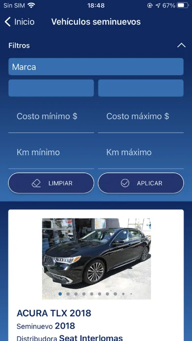Tangkapan skrin Grupo Andrade Automotriz
