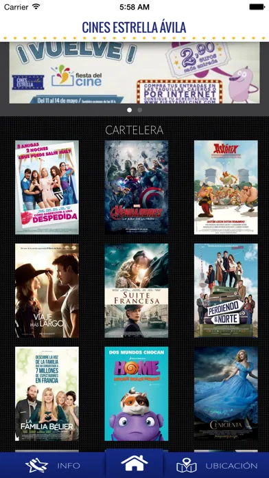 Captures d'écran de Cines Estrella Ávila