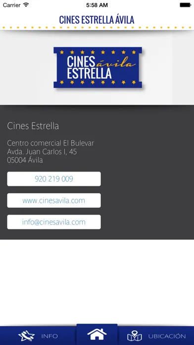 Captures d'écran de Cines Estrella Ávila