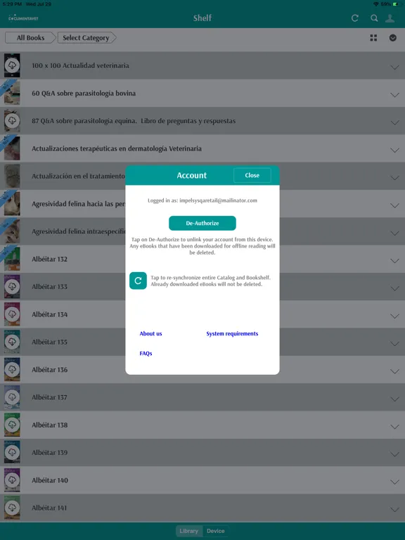 Documentavet iPad  স্ক্রিনশট