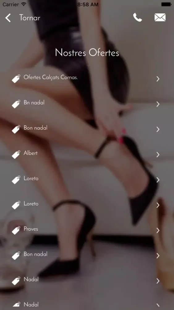 Calçats Comas Screenshots