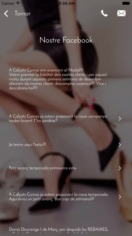 Calçats Comas Screenshots