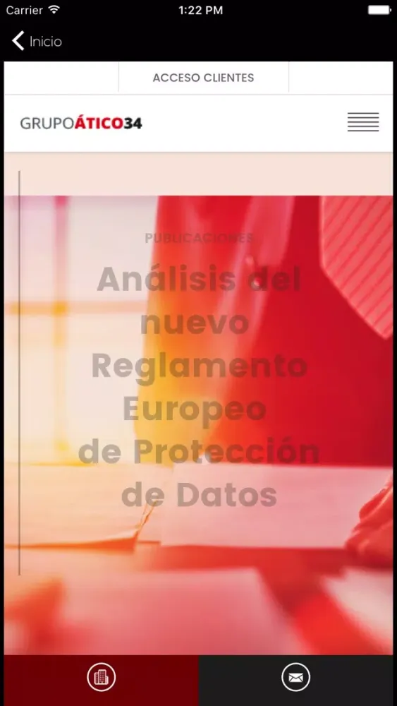 Capturas de pantalla de Ley Protección de Datos - LOPD