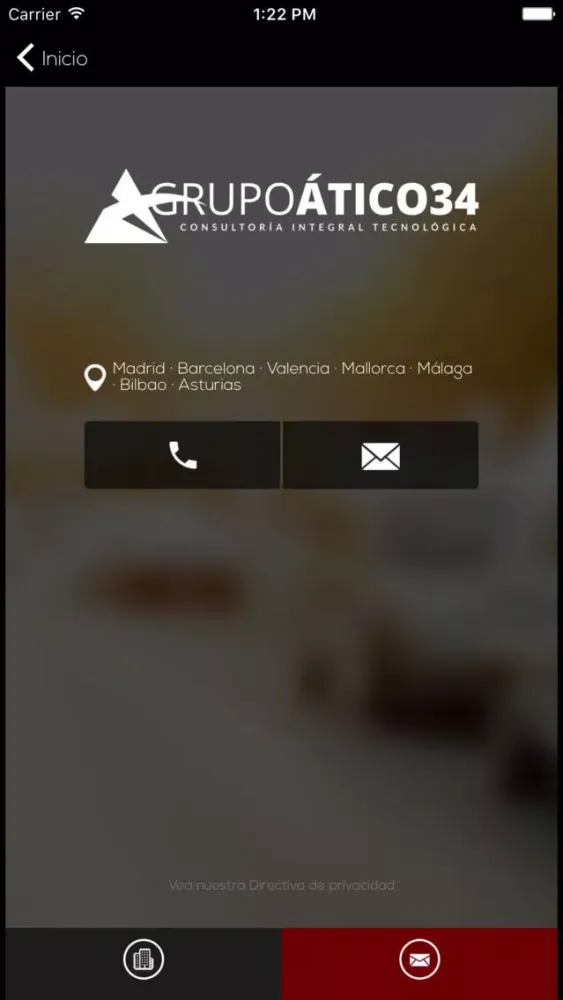Capturas de pantalla de Ley Protección de Datos - LOPD