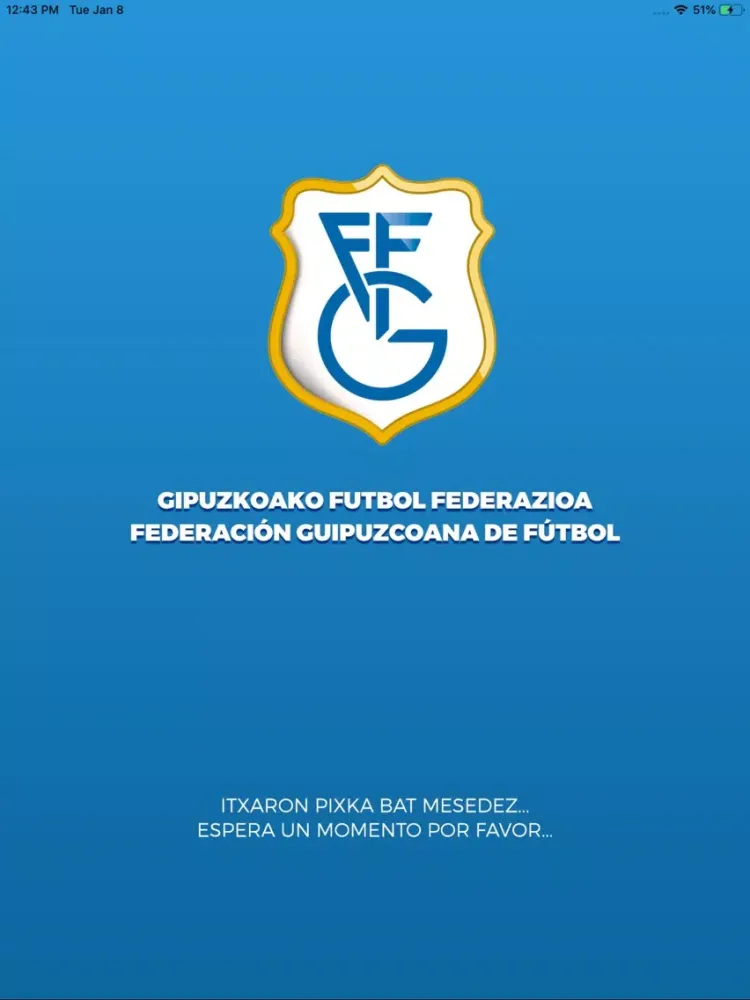 Gipuzkoako Futbol Federazioa iPad  سکرین شاٹس