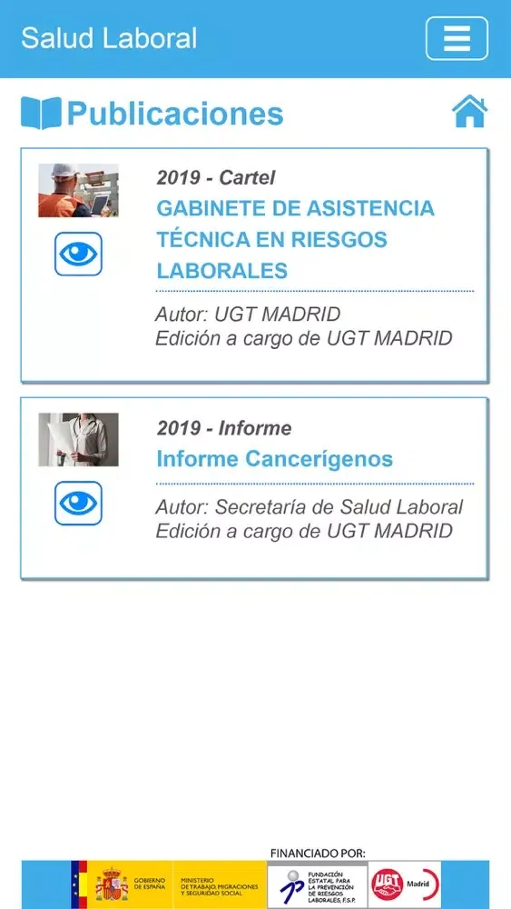 Salud Laboral UGT Madrid Screenshots