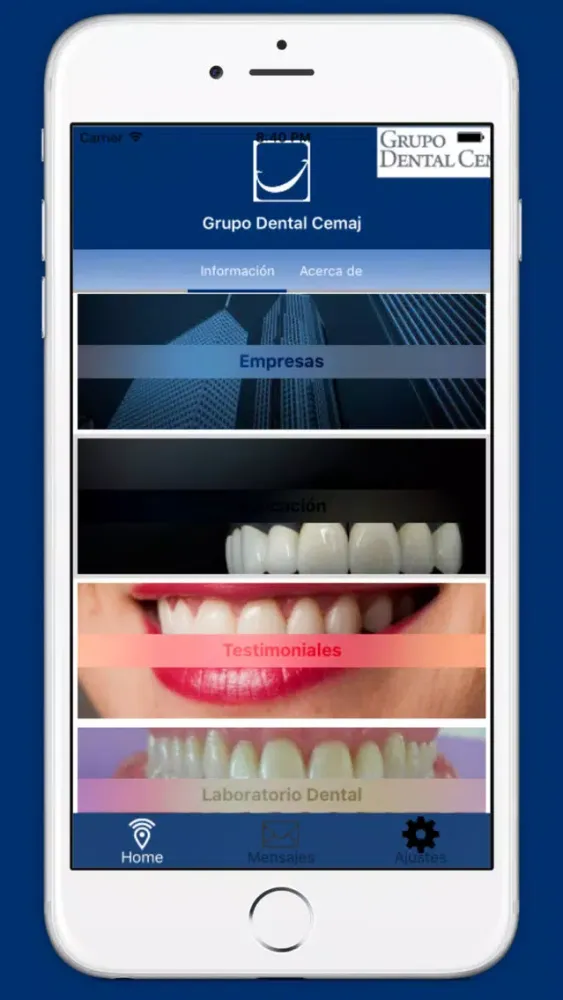Скриншоты Grupo Dental Cemaj