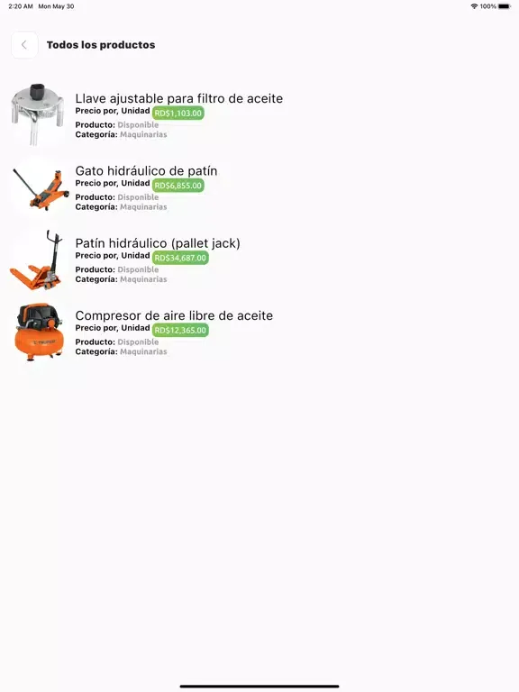Скриншоты Grupo Diesel del Cibao iPad 
