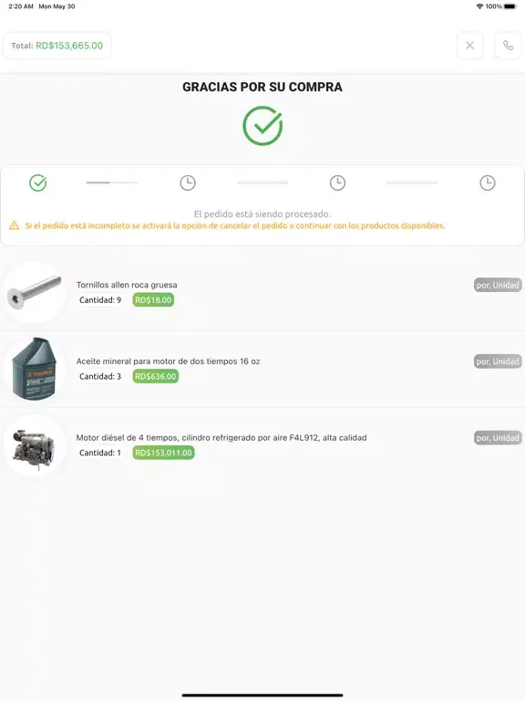 Скриншоты Grupo Diesel del Cibao iPad 