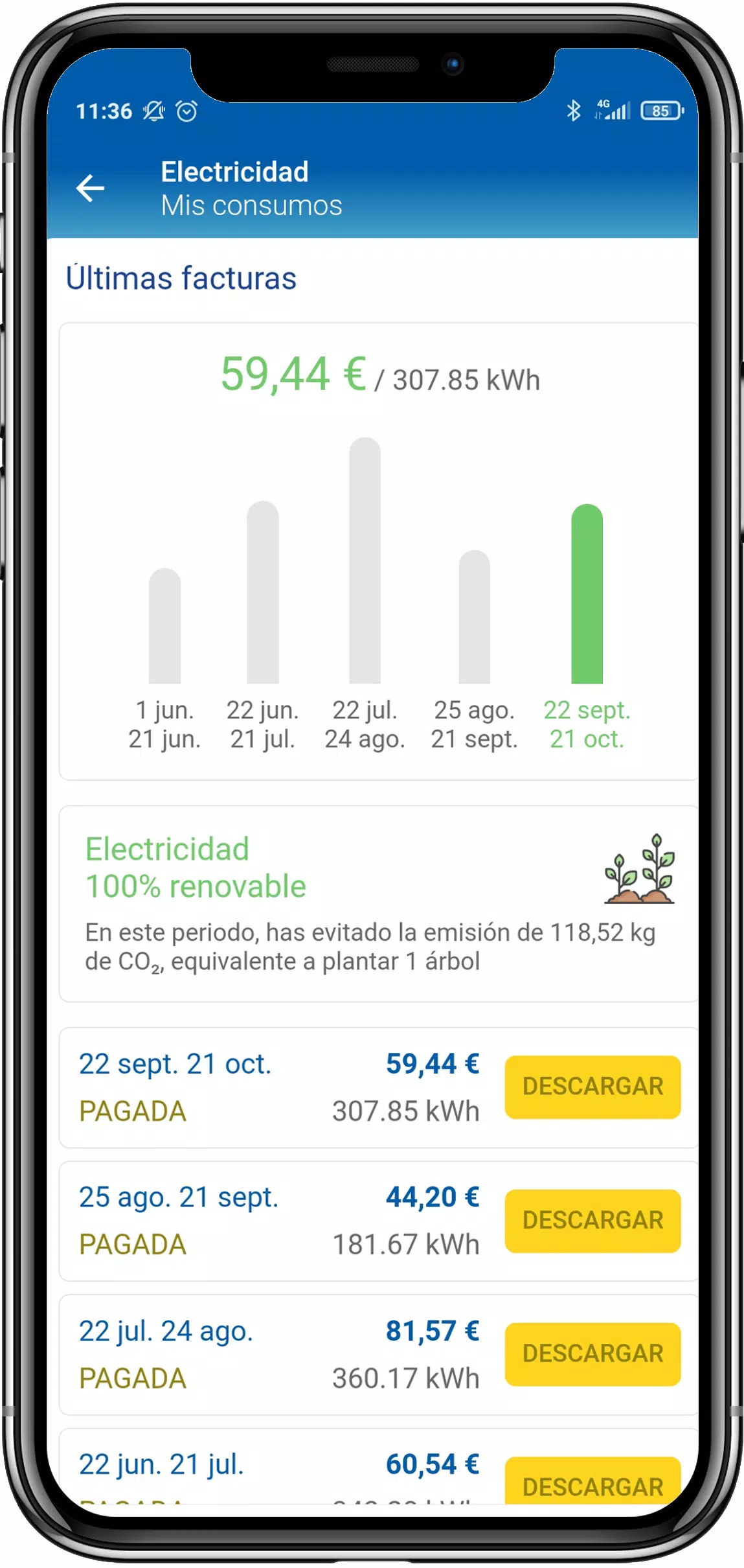 Mi Energía DISA Screenshots