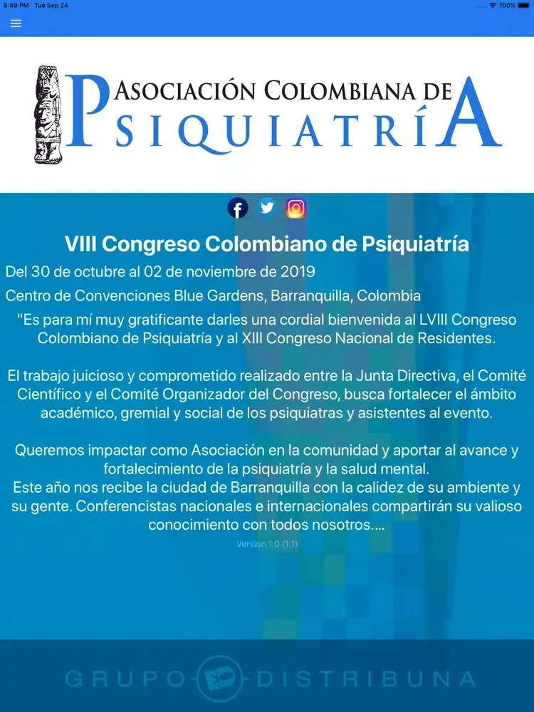 Congreso ACP iPad  Screenshots