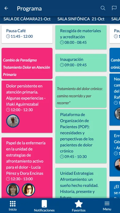 Captures d'écran de Congreso Dolor Cronico