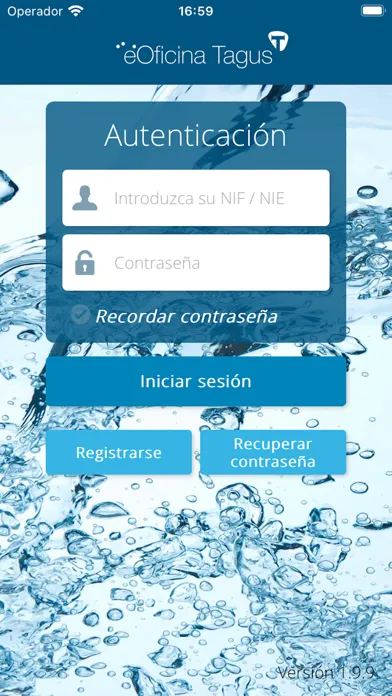Capturas de pantalla de eOficina Tagus