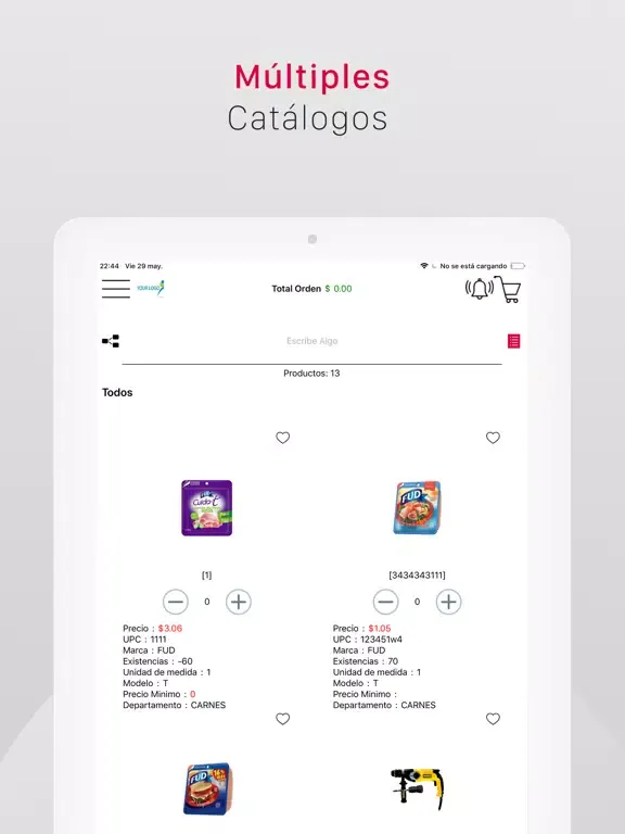 eSupli - ecommerce App iPad  Ekran Görüntüleri