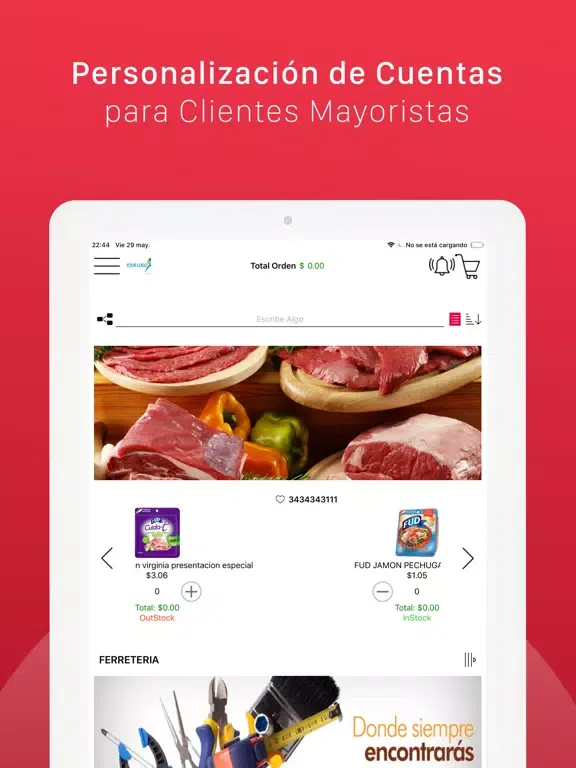 eSupli - ecommerce App iPad  Ekran Görüntüleri