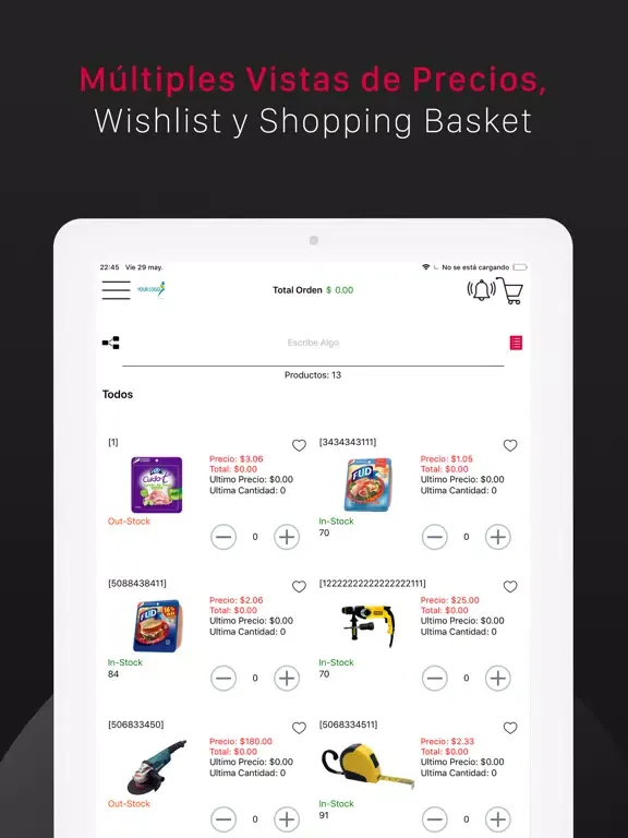 eSupli - ecommerce App iPad  Ekran Görüntüleri